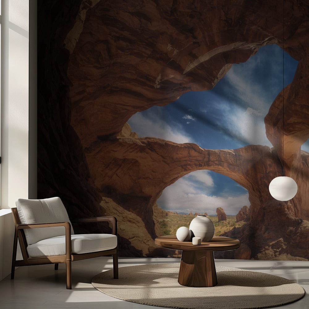 Dubbelbåge. Fototapet