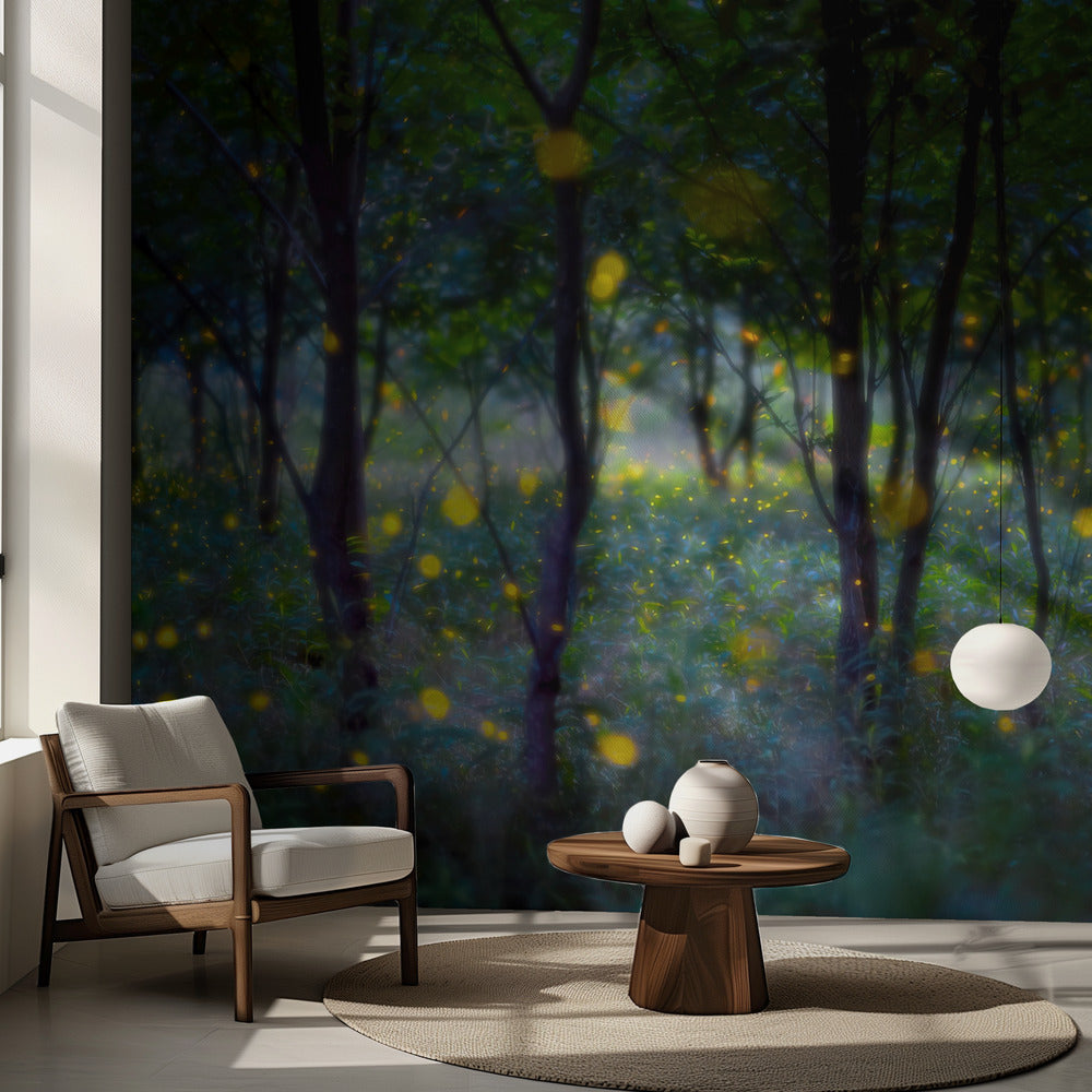 Magiska eldflugor | Fototapet