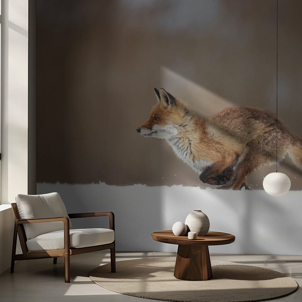 Röd räv | Fototapet