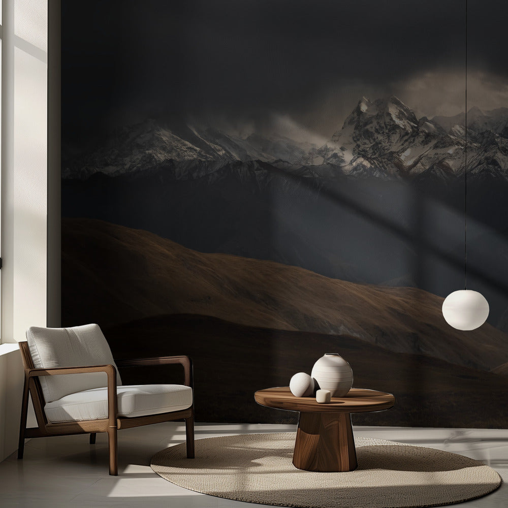 Snöbergstopp | Fototapet