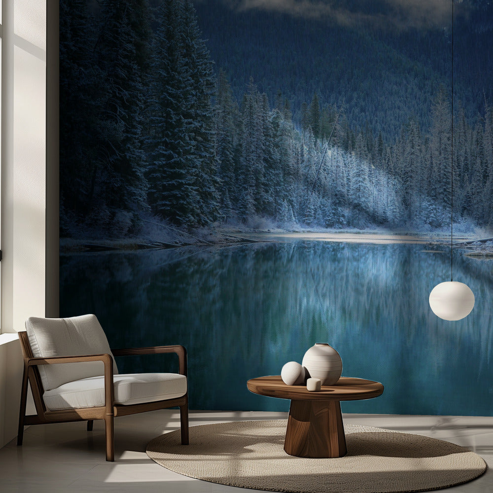 Underbart vinterland | Fototapet