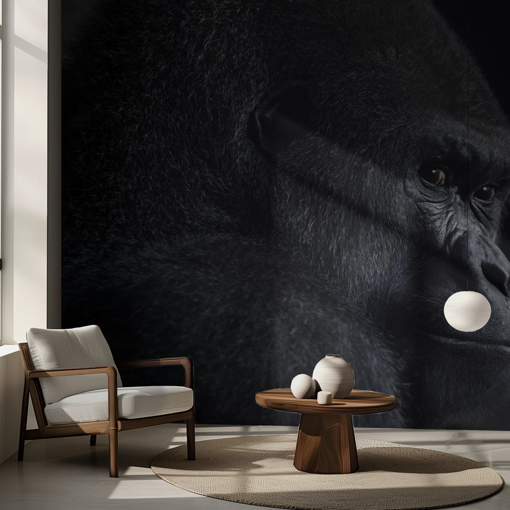 gorilla blick | Tapet