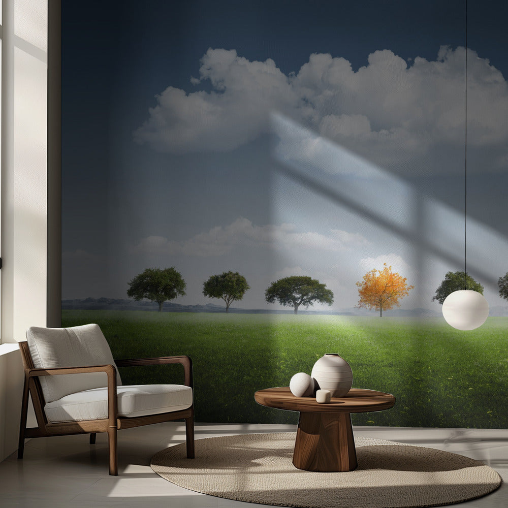 Sju träd | Fototapet