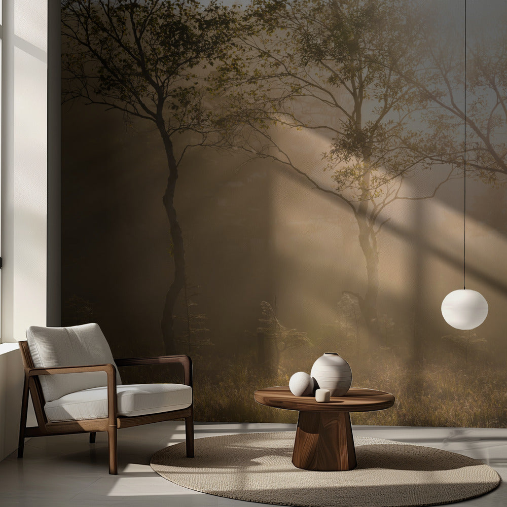 Tre träd | Fototapet