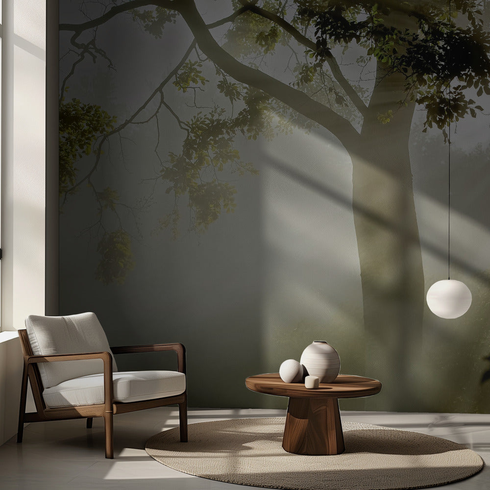 Dimma vid Møns Klint | Fototapet