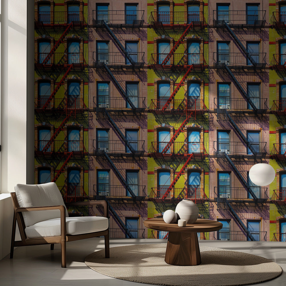 Ventanas de Nueva York | Papel Pintado Fotográfico