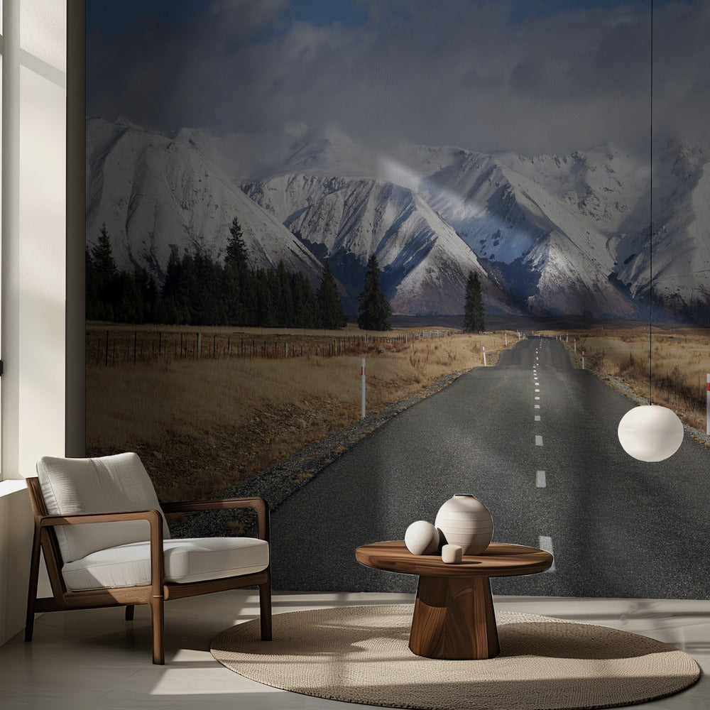 Sjön Ohau väg | Fototapet