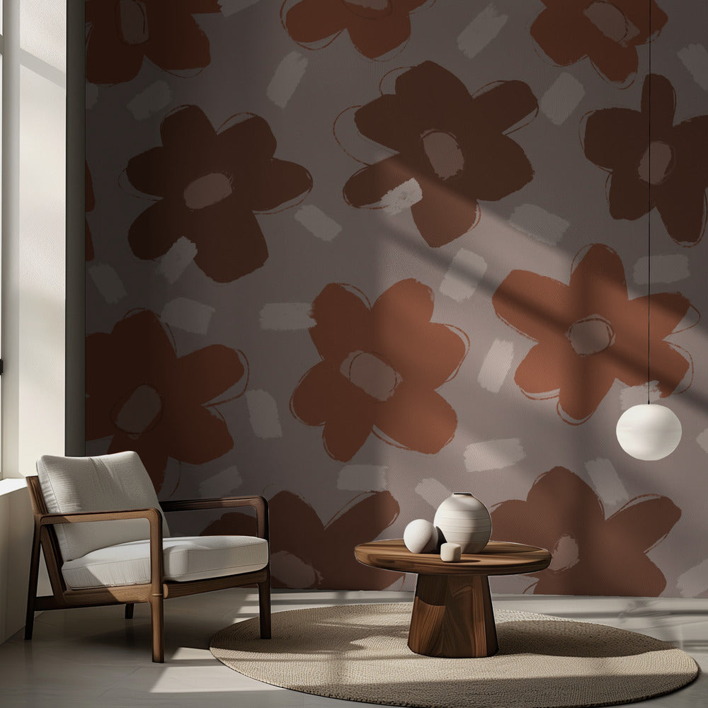 Pastellblommor | Fototapet