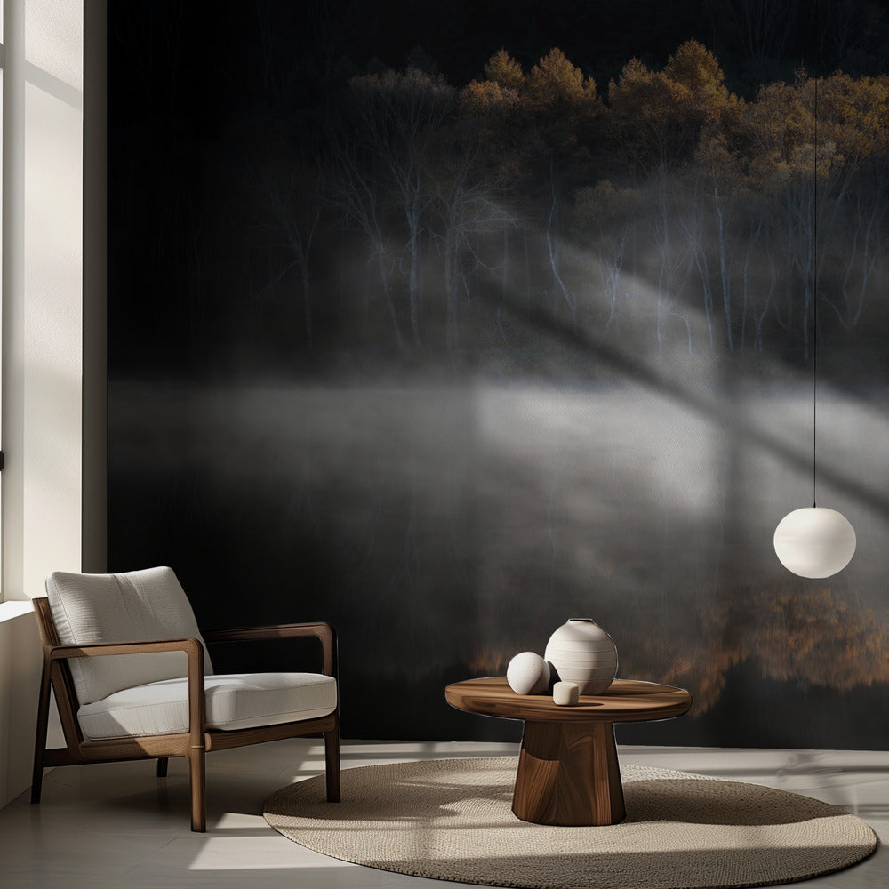 Lockad av det sena höstljuset | Fototapet