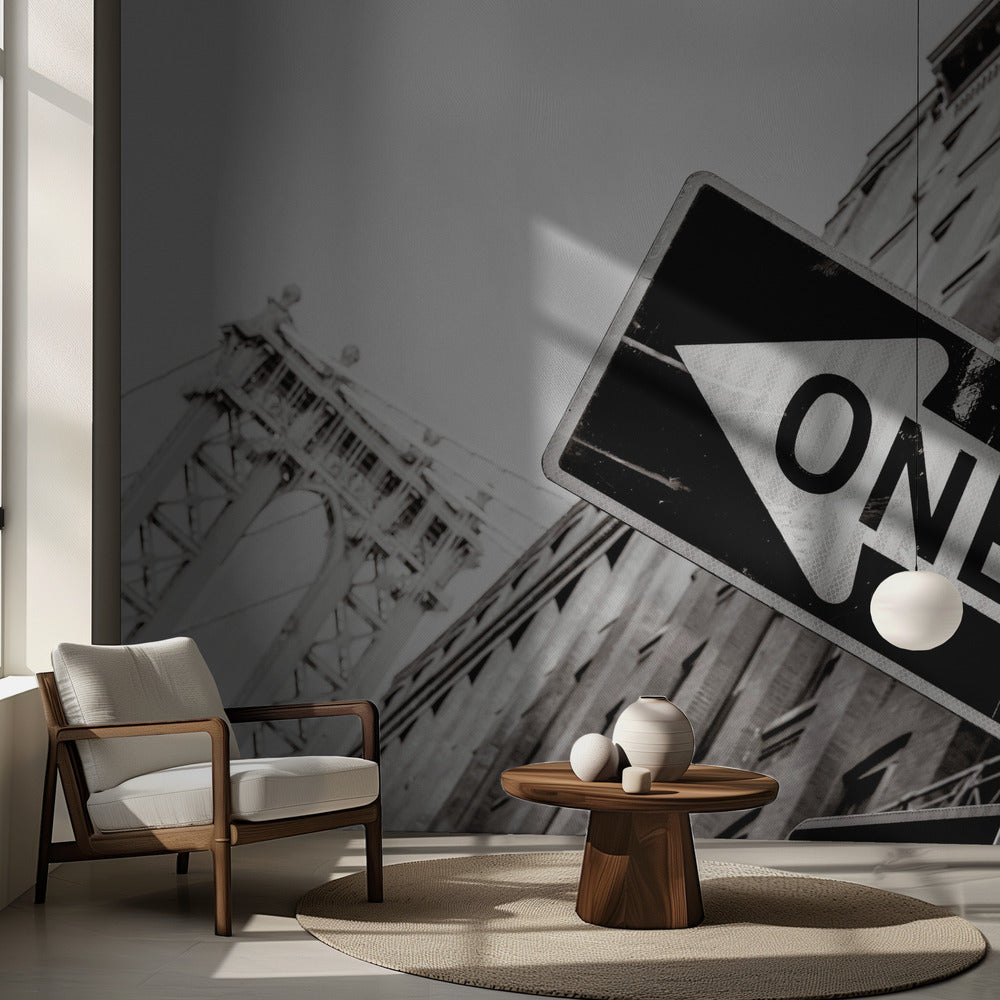 Manhattanbron Enkelriktad | Fototapet