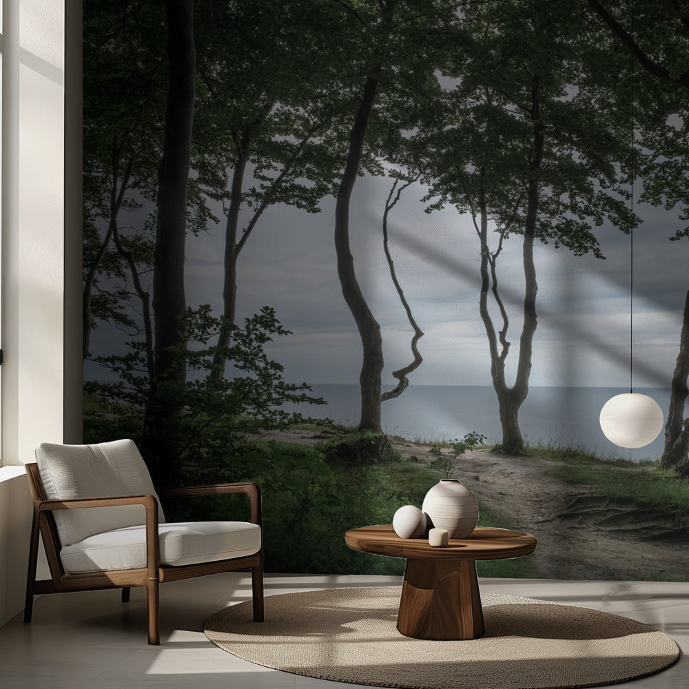 Skogen vid havet 2 | Fototapet