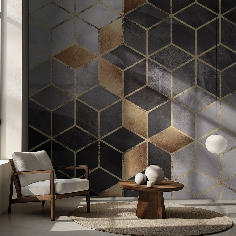 Rökiga kuber | Fototapet