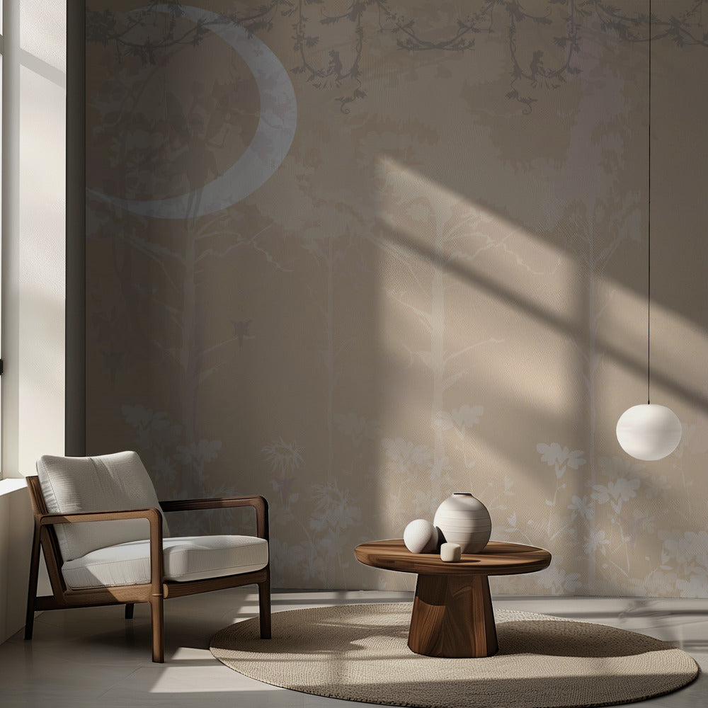 Barnmålning i älvskogen | Fototapet