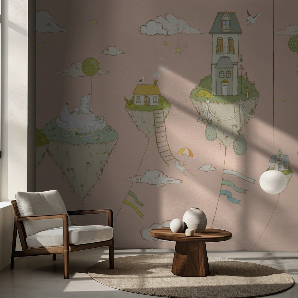 Flytande öar_Peachy | Fototapet