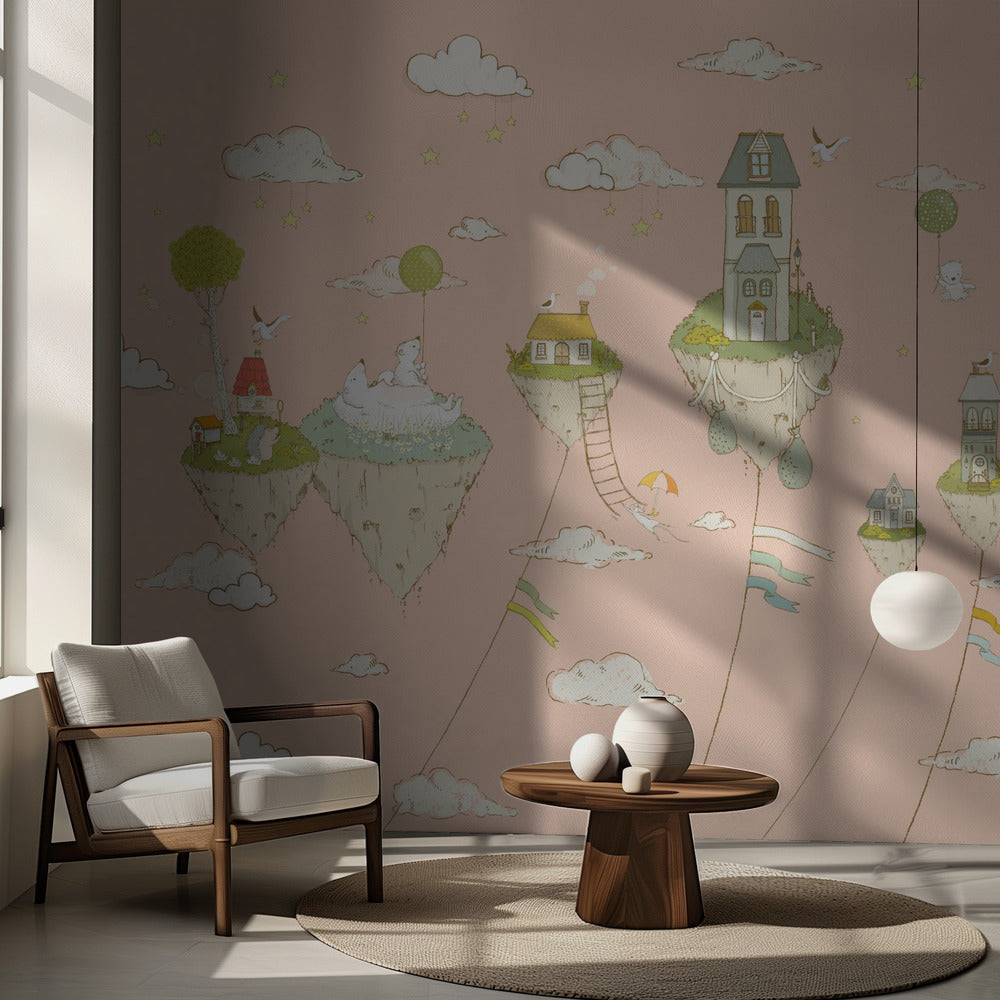 Flytande öar_Peachy | Fototapet