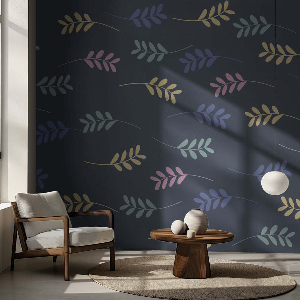 Skandinaviska japanska blommor 3 | Fototapet