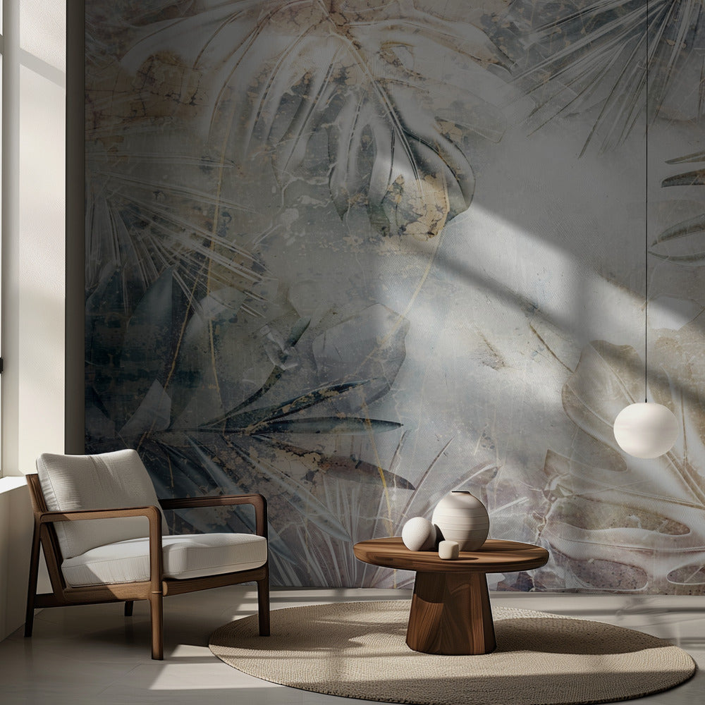 Löv Blomsterkonst Illustration 02 | Fototapet