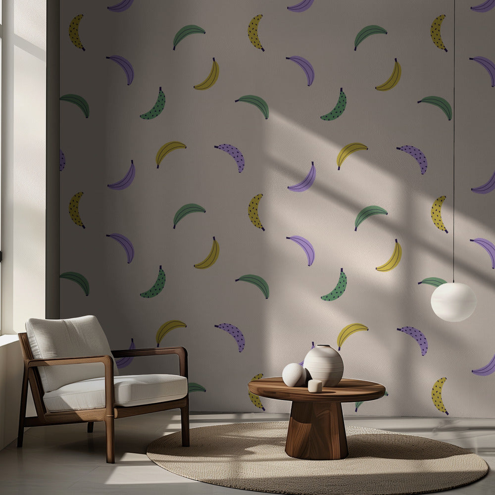 Bananer (mönsterdesign) | Tapet