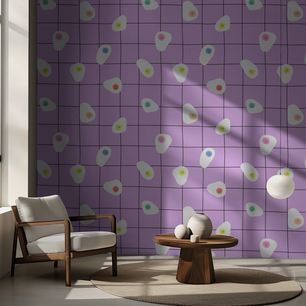 Frukostbjudning (mönsterdesign) | Tapet