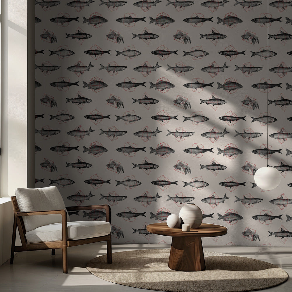 Fisk i geometri nr 1 | Fototapet