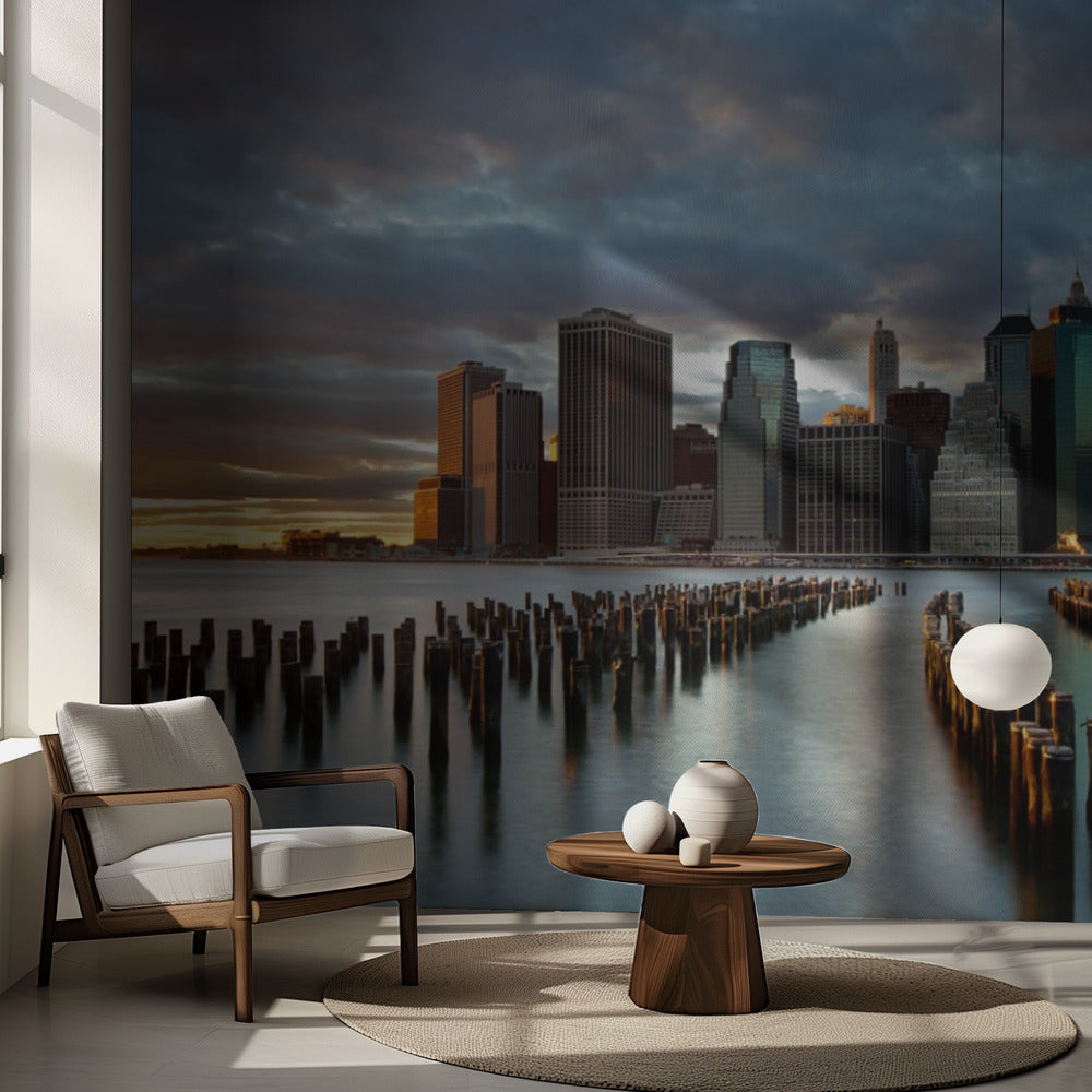 New Yorks stadssilhuett | Fototapet