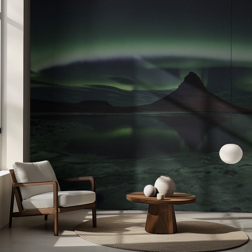 Kirkjufell Aurora | Tapet