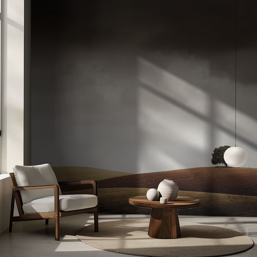 Jag var tvungen att stanna när jag såg henne | Fototapet