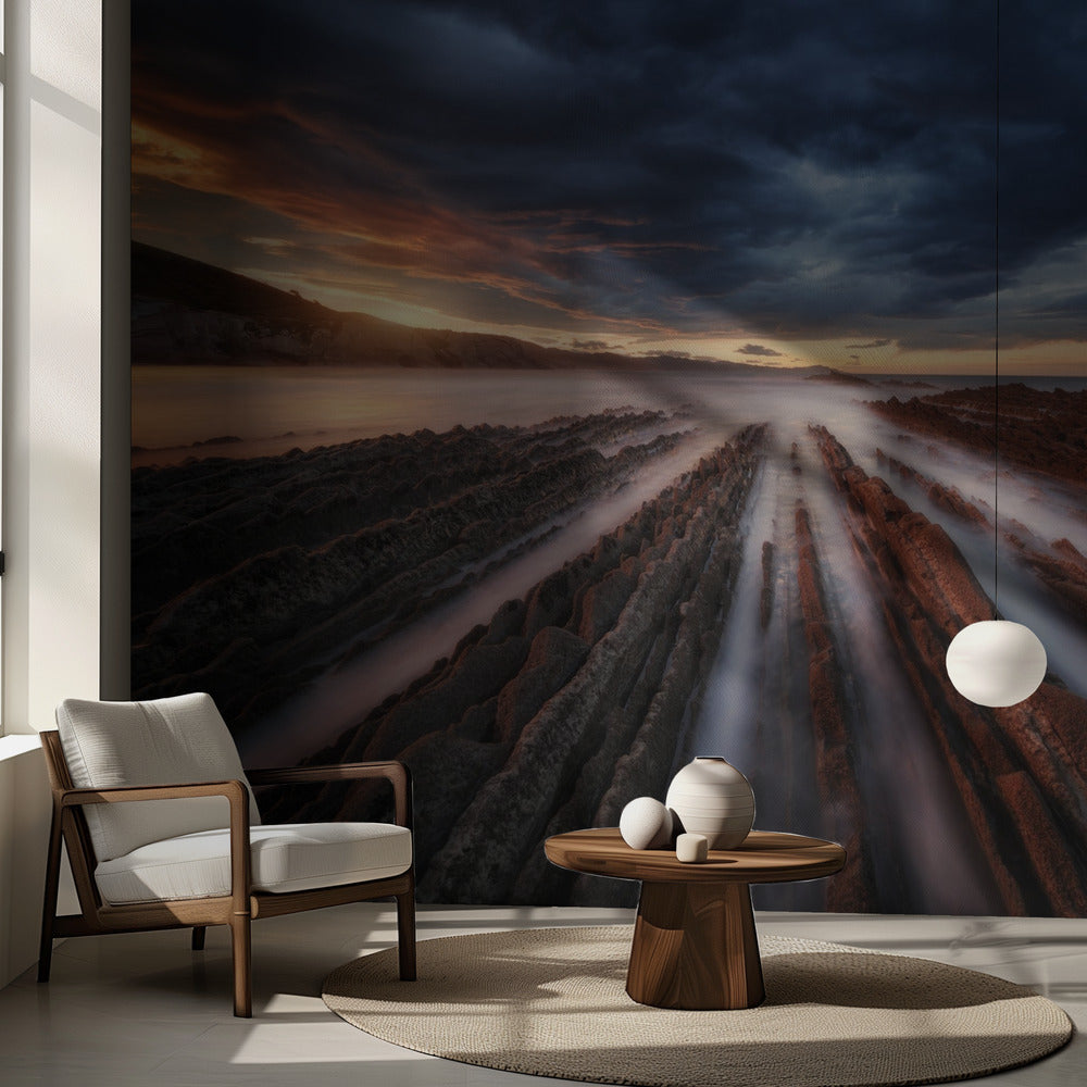 Zumaia Flysch 6 | Fototapet