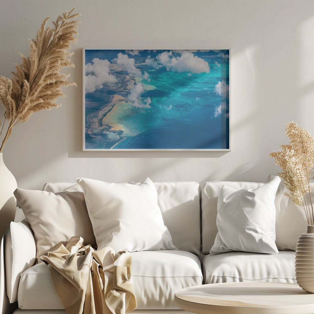 Sandstrand möter hav | Poster