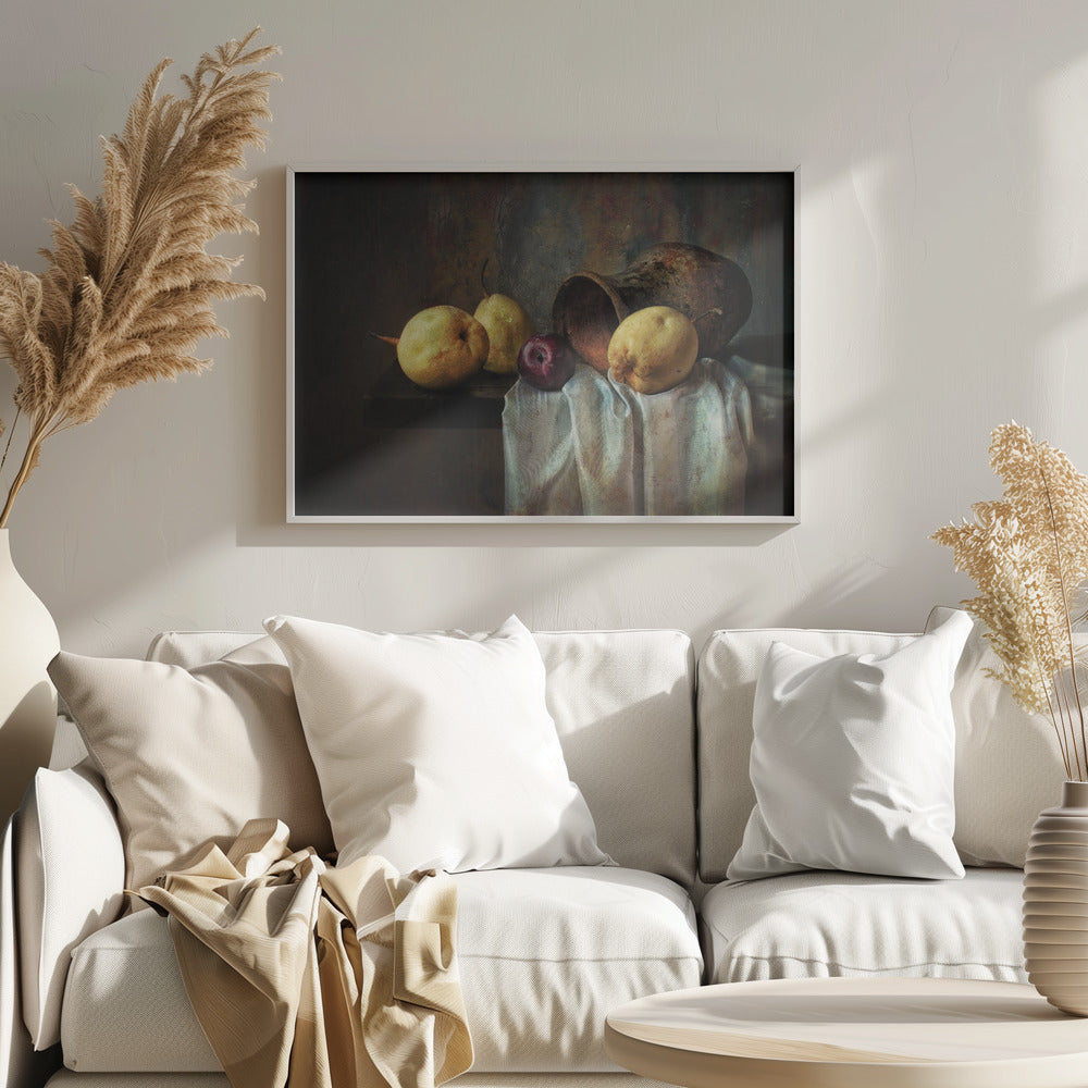 Sketch with pears | Poster