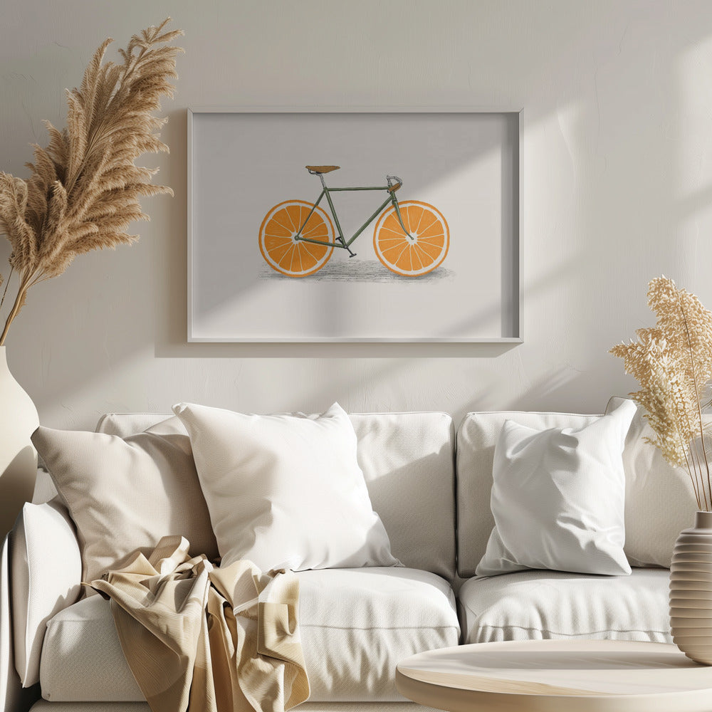 Orange Räder | Poster - Kunstdruck