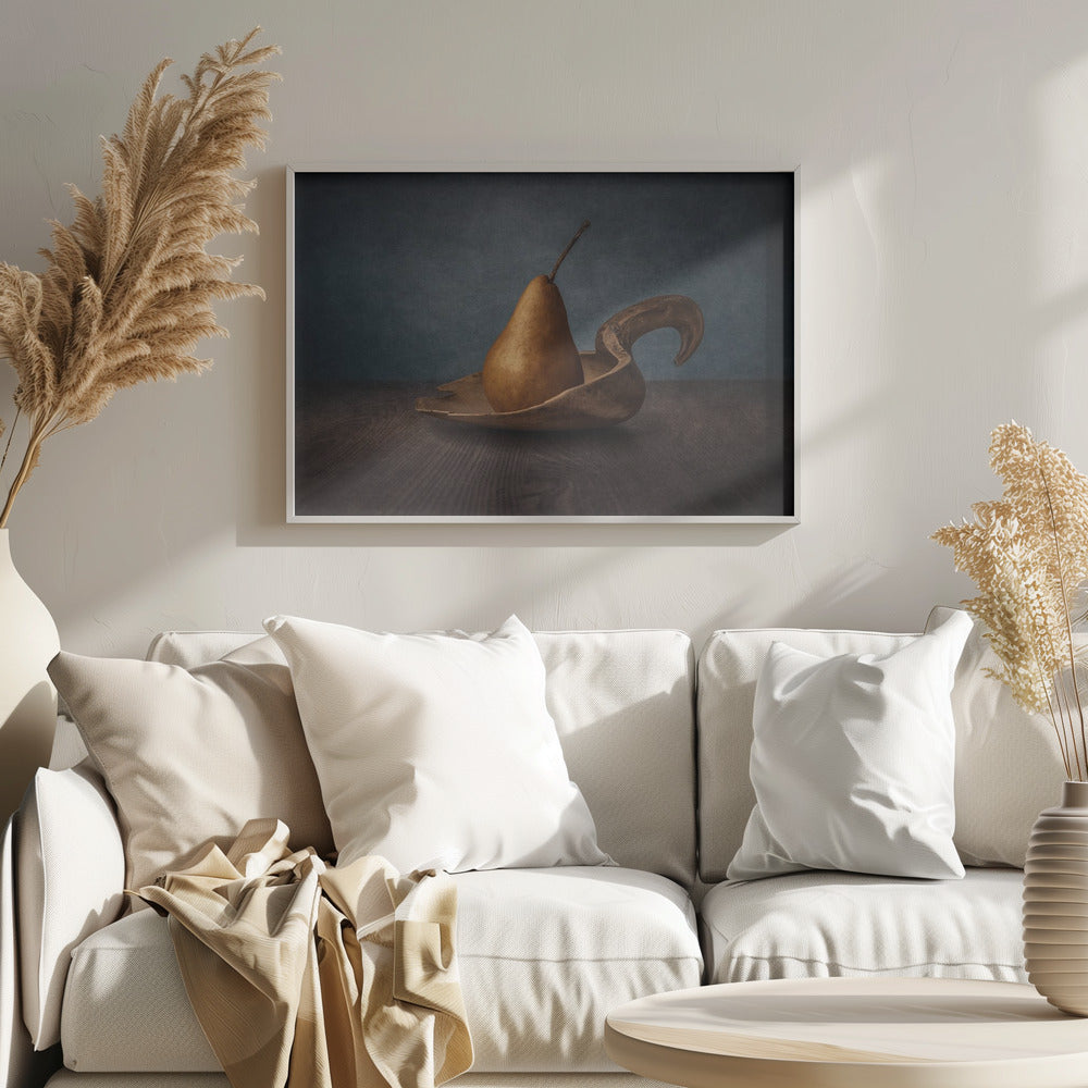 Pear on spoon | Poster