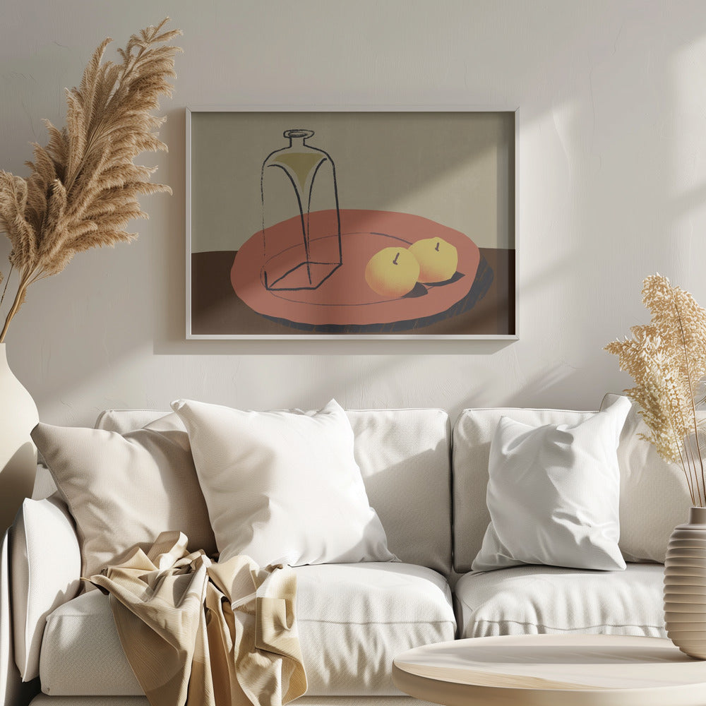 Jar and apple | Poster