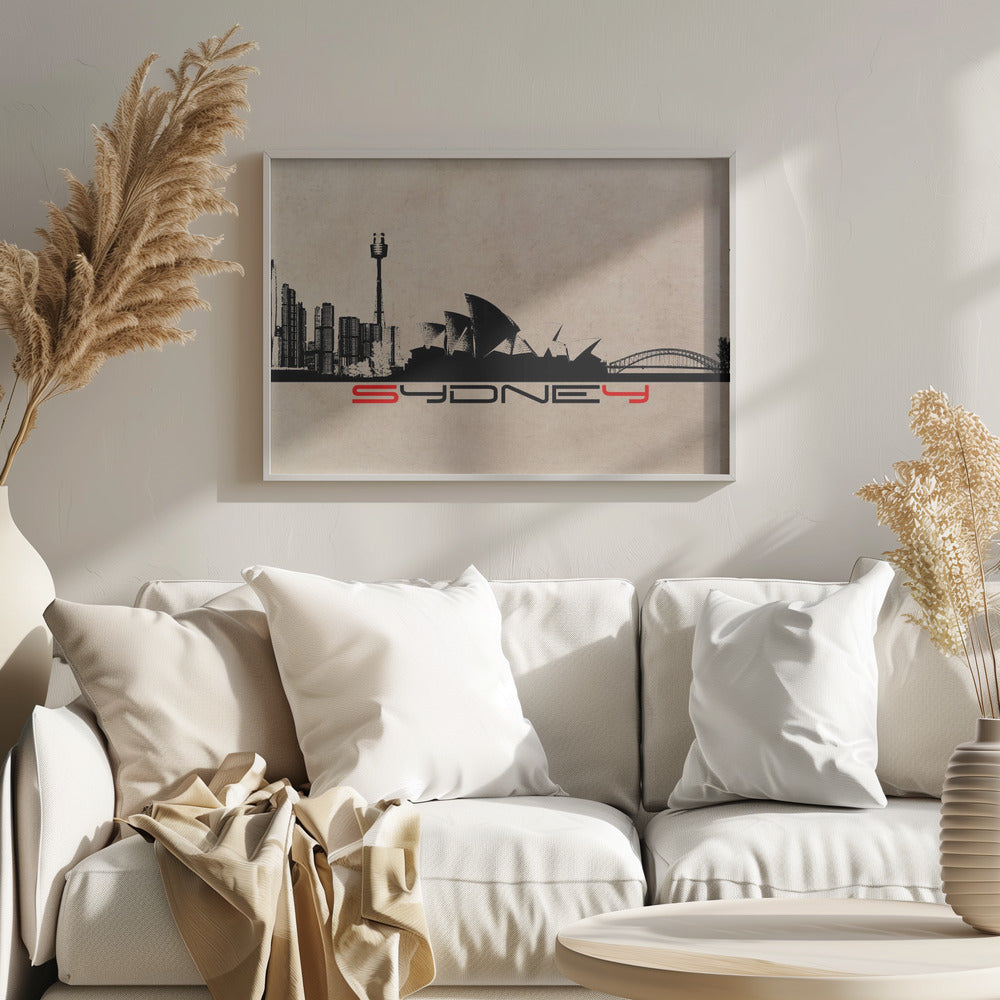 Sydney Australia Skyline City Art (4) | Poster