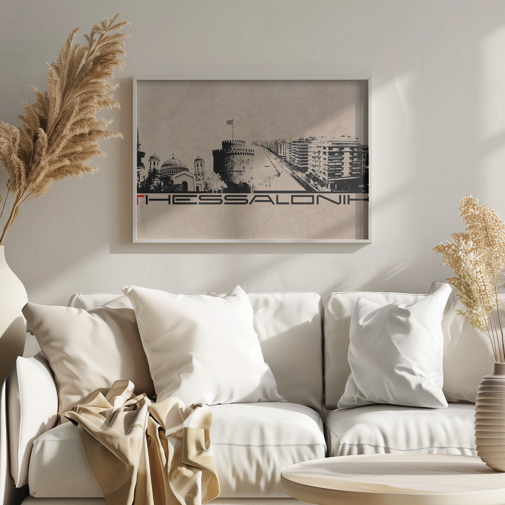 Thessaloniki Greece Skyline City Art (1) | Poster