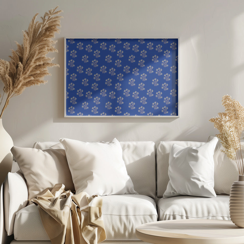 Garden in Indigo | Poster
