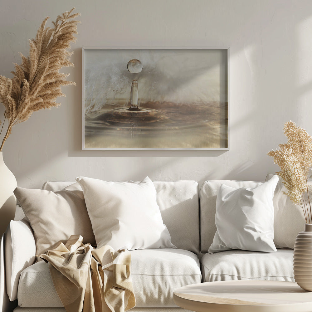 Golden featherdrops | Poster