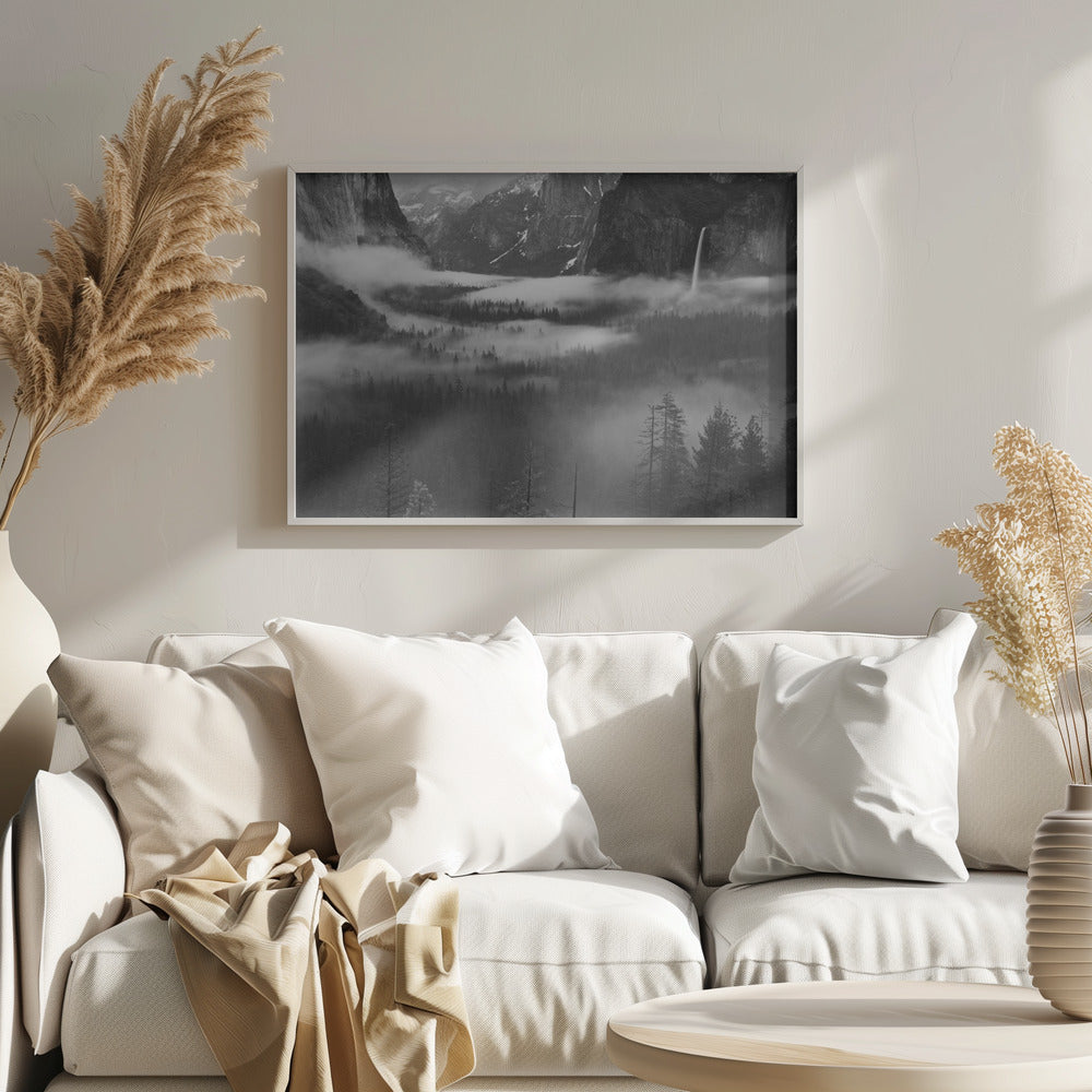 Dimma som flyter i Yosemite Valley | Poster