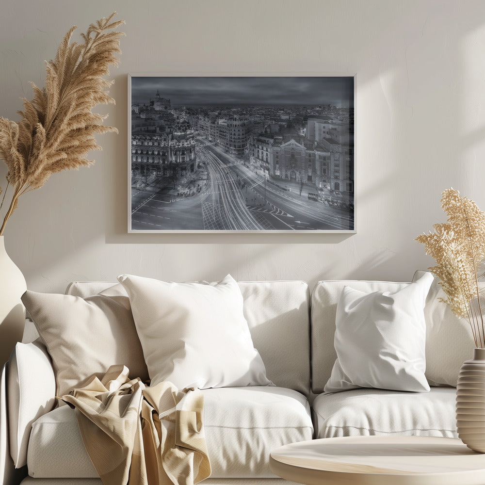 Madrid City Lights | Poster