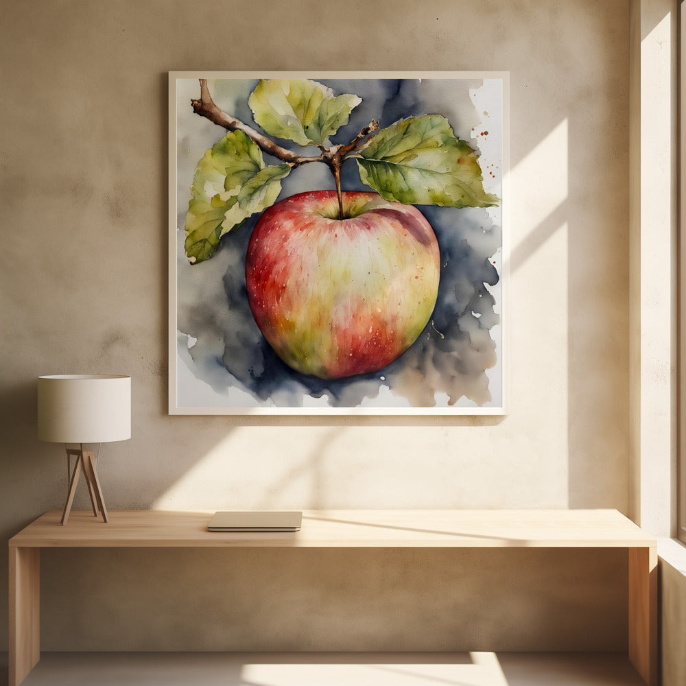 Apfel, Aquarell | Poster