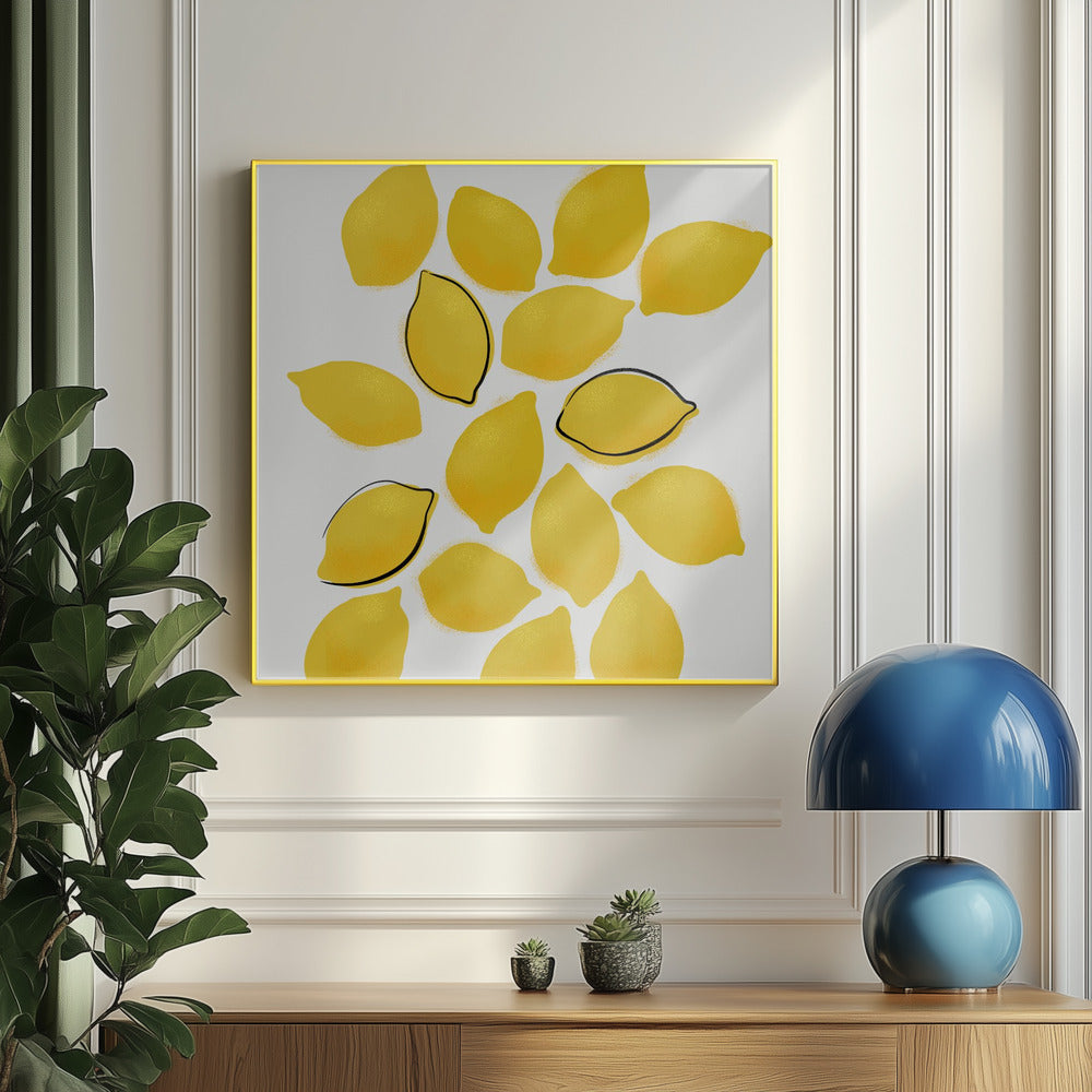 Zitronen | Poster - Kunstdruck