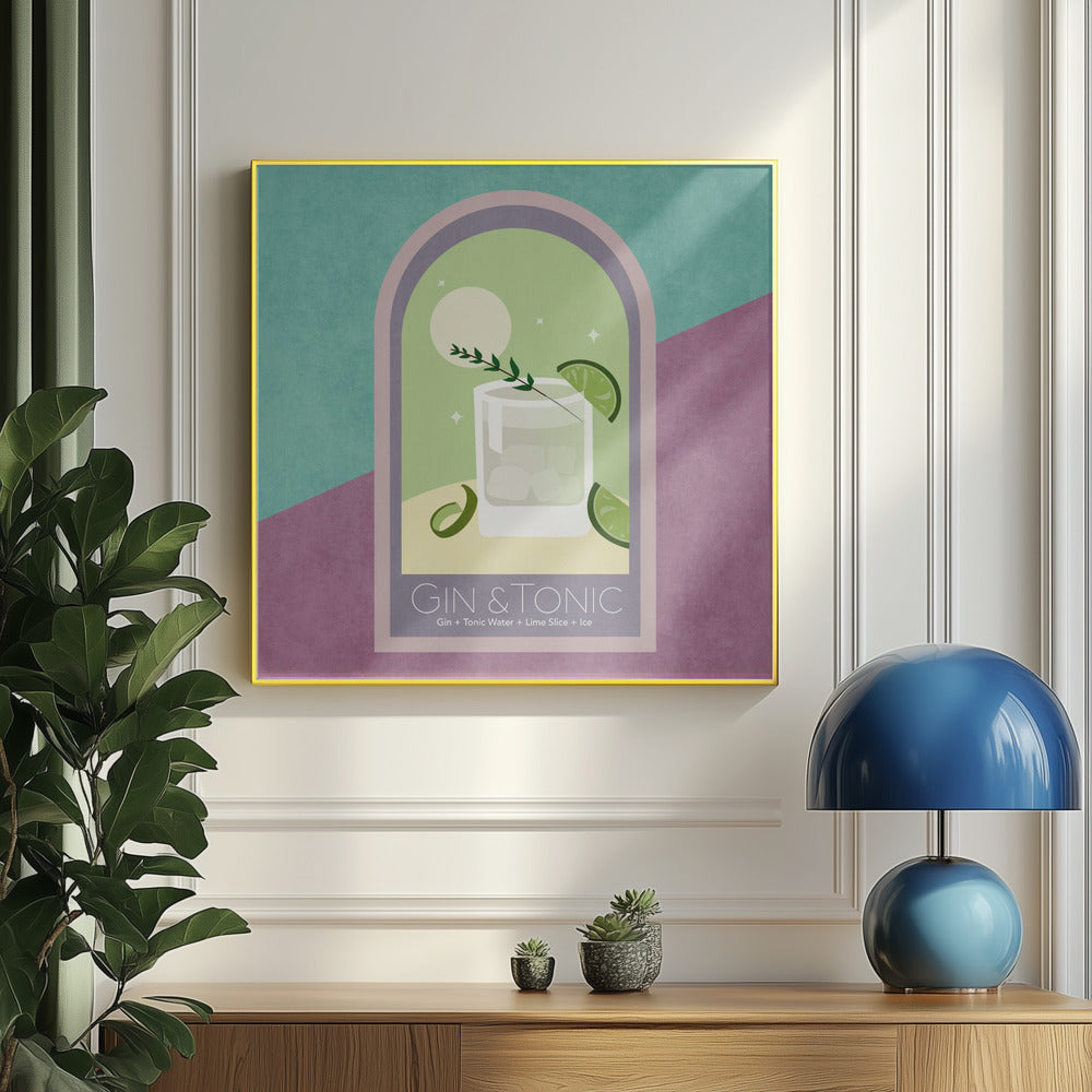 Kokteyl Gin Tonic | Poster