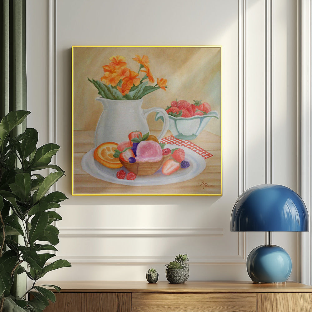 Süßes Zuhause | Poster - Kunstdruck