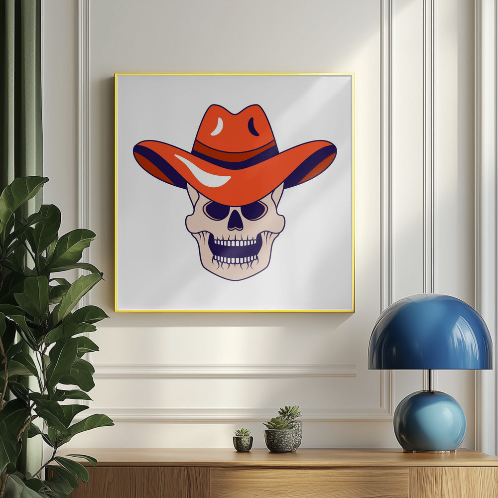 Cowboy Skull Icon | Poster