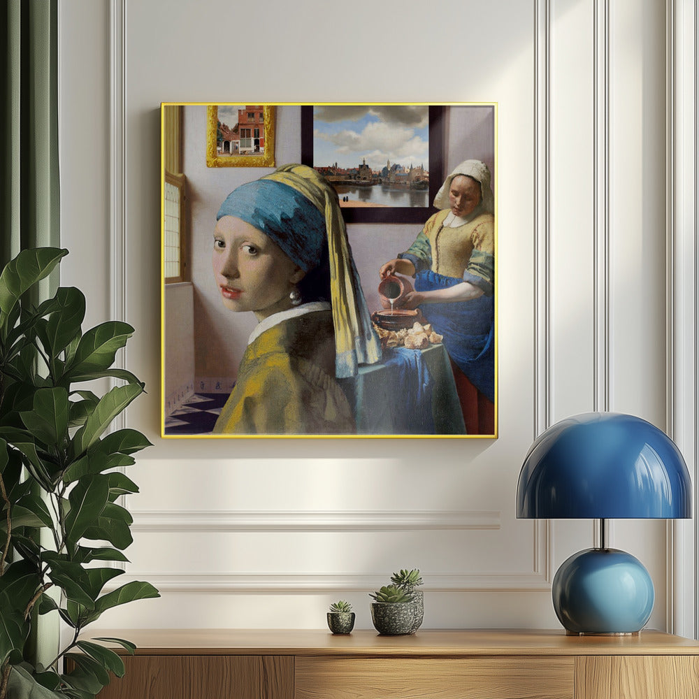 Vermeers flickor | Poster