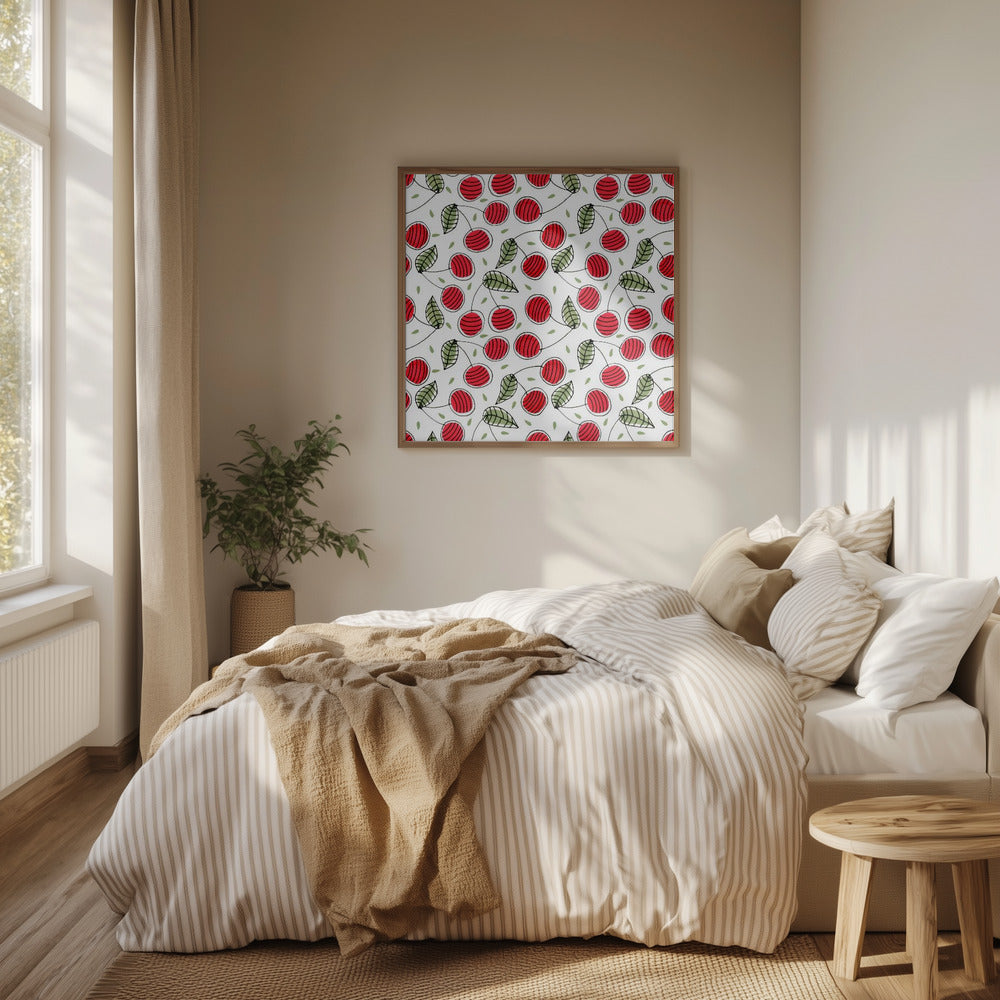 Rote Kirschen | Poster - Kunstdruck