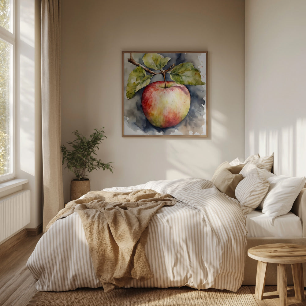Apfel, Aquarell | Poster