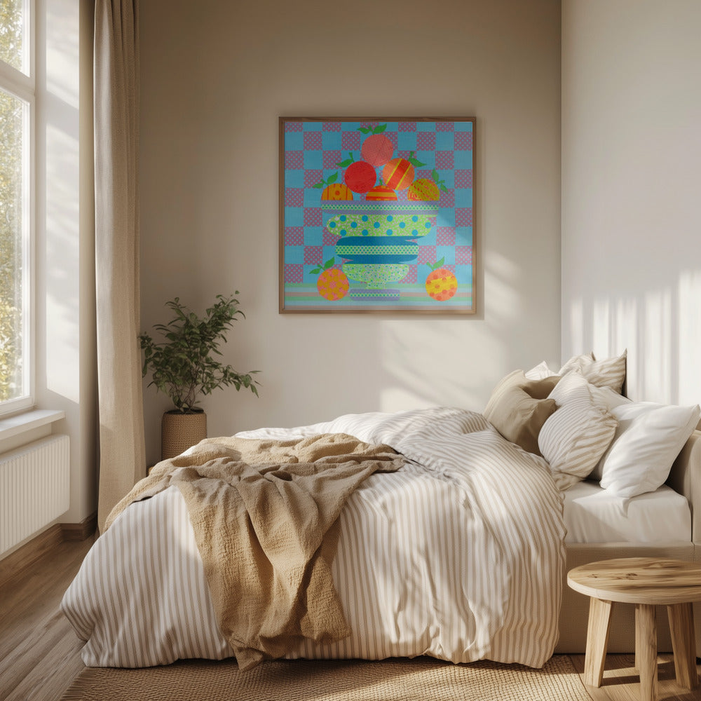 Blått och orange | Poster
