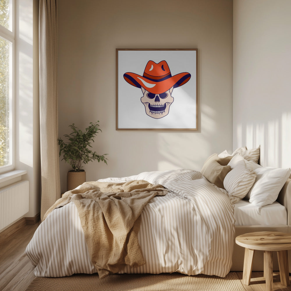 Cowboy Skull Icon | Poster