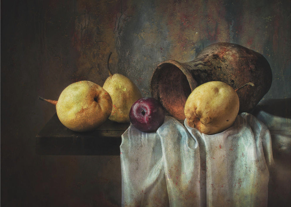 Sketch with pears | Poster
